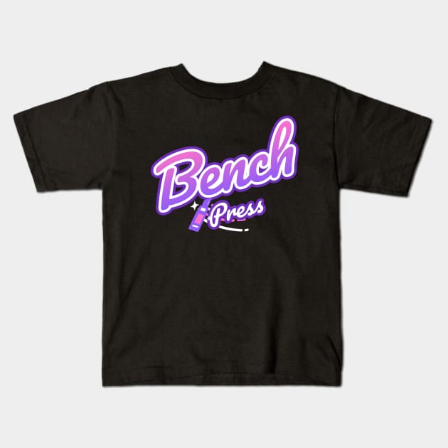 BENCH PRESS BARBIE Kids T-Shirt by Thom ^_^